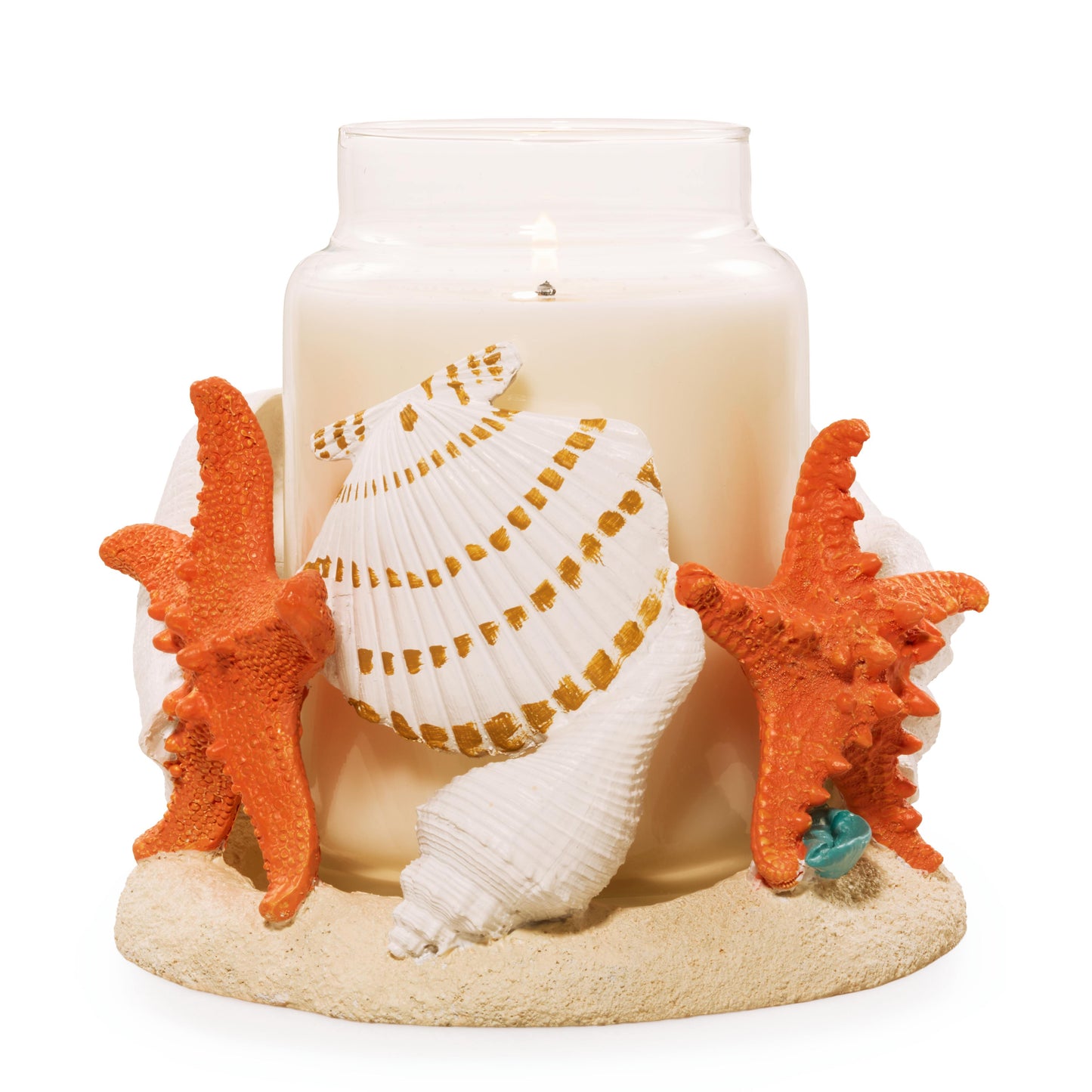 Seashell Jar Candle Holder jduve
