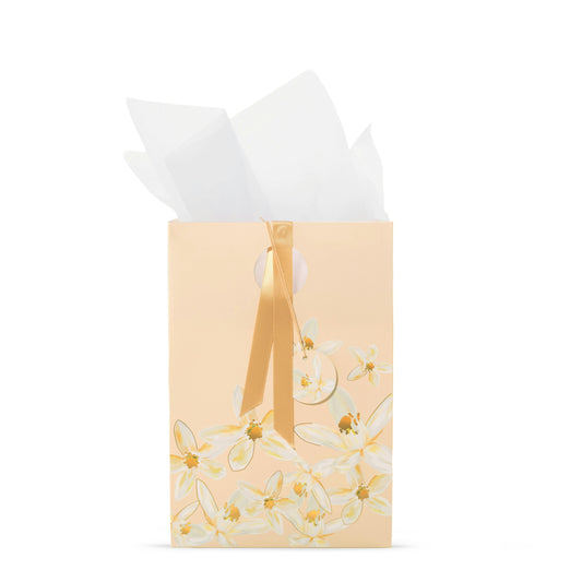 Peach Jasmine Floral Gift Bag 7xk2b